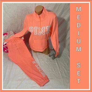 NWT VS PINK TROPICAL PINCH SET